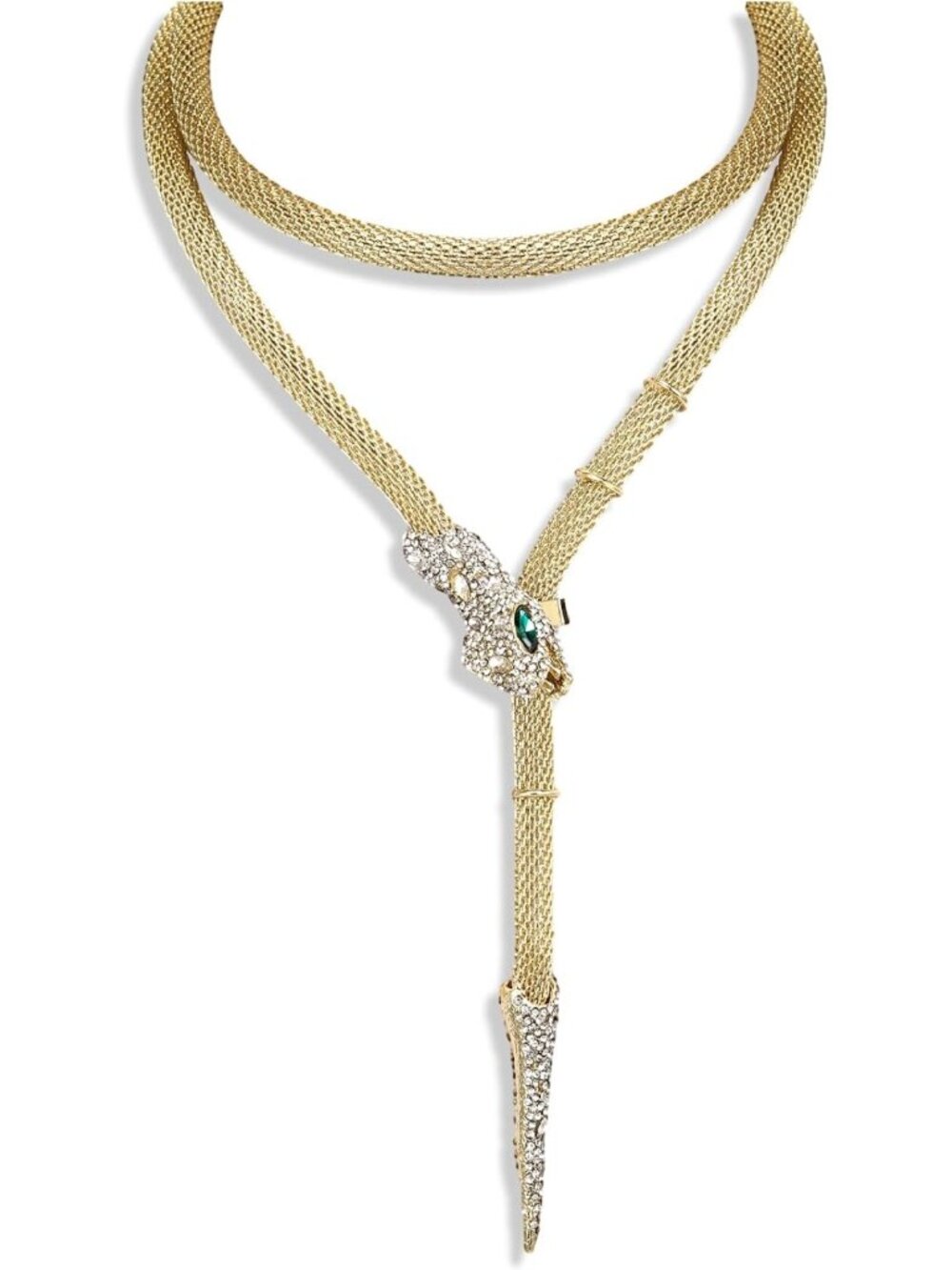 Bendable Snake Choker Necklace & Adjustable Waist Chain - Medusa Cosplay Jewelry